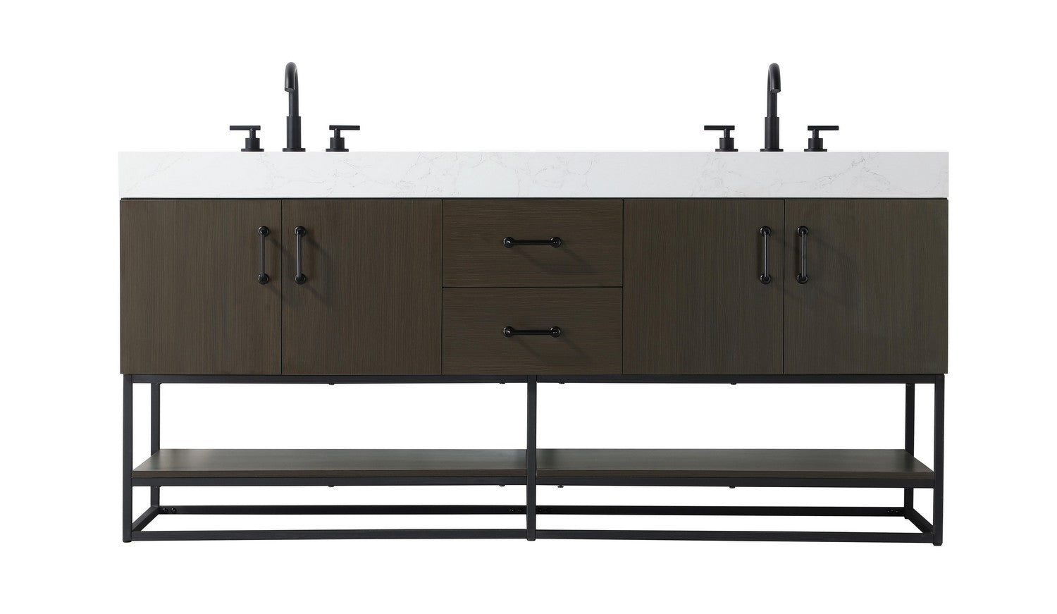 Elegant Lighting - VF29272DMMB - Bathroom Vanity - Caroline - Mocha Brown