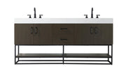 Elegant Lighting - VF29272DMMB - Bathroom Vanity - Caroline - Mocha Brown