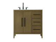 Elegant Lighting - VF29336MCB - Bathroom Vanity - Millie - Chestnut Brown