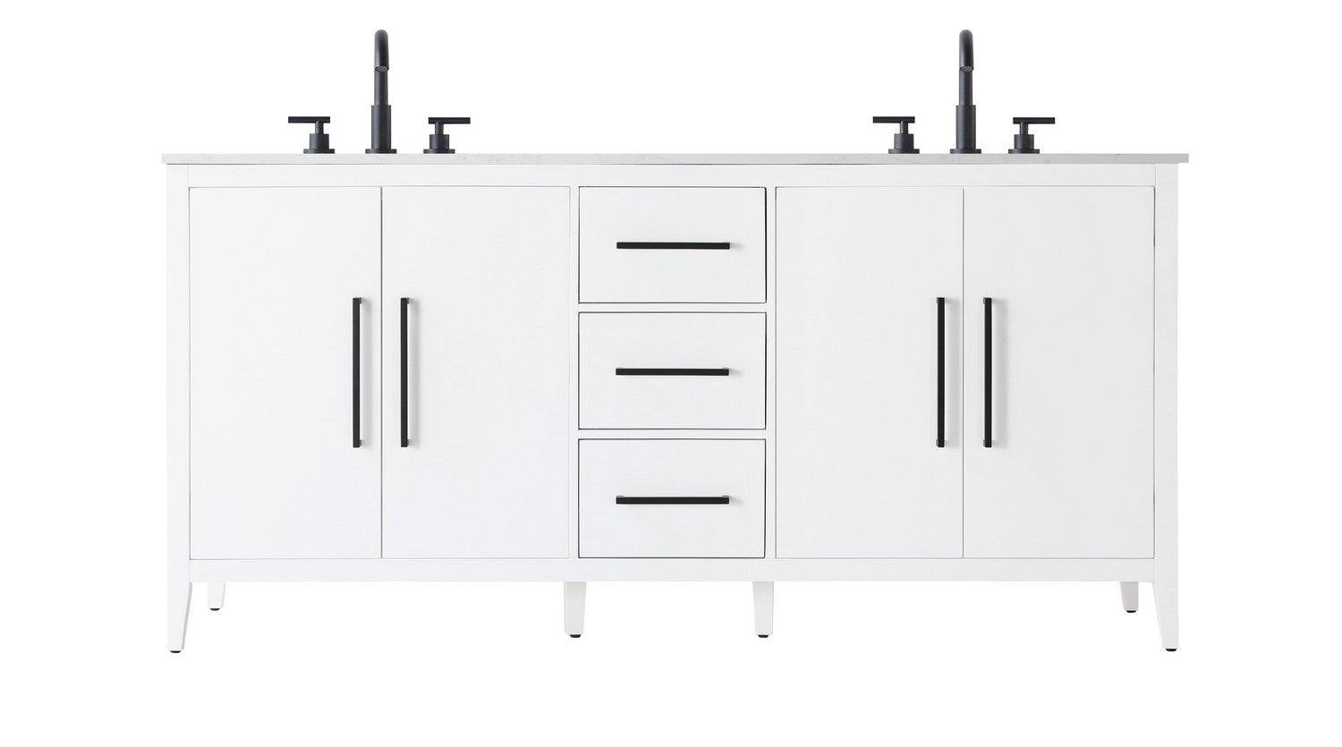 Elegant Lighting - VF29372DWH - Bathroom Vanity - Millie - White