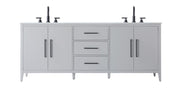 Elegant Lighting - VF29384DGR - Bathroom Vanity - Millie - Grey