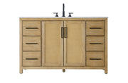 Elegant Lighting - VF29554LO - Bathroom Vanity - Alina - Linen Oak