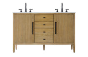 Elegant Lighting - VF29654DLO - Bathroom Vanity - Blakely - Linen Oak