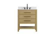 Elegant Lighting - VF60530MHB-BS - Bathroom Vanity - Karson - Honey Brown