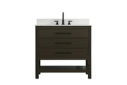 Elegant Lighting - VF60536MMB-BS - Bathroom Vanity - Karson - Mocha Brown