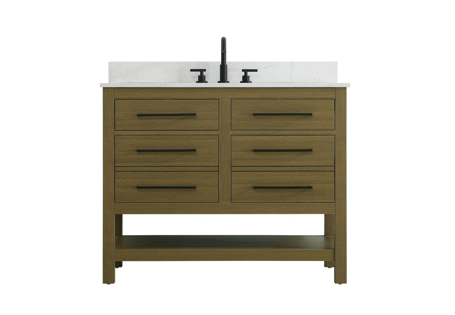 Elegant Lighting - VF60542MCB-BS - Bathroom Vanity - Karson - Chestnut Brown