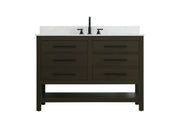 Elegant Lighting - VF60548MMB-BS - Bathroom Vanity - Karson - Mocha Brown