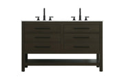 Elegant Lighting - VF60554DMMB - Bathroom Vanity - Karson - Mocha Brown