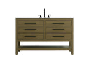 Elegant Lighting - VF60554MCB - Bathroom Vanity - Karson - Chestnut Brown