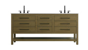 Elegant Lighting - VF60572DMCB - Bathroom Vanity - Karson - Chestnut Brown