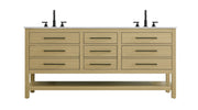 Elegant Lighting - VF60572DMHB - Bathroom Vanity - Karson - Honey Brown