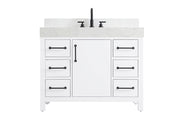 Elegant Lighting - VF60642WH-BS - Bathroom Vanity - Nathan - White