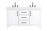 Elegant Lighting - VF60654DWH - Bathroom Vanity - Nathan - White