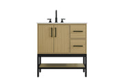 Elegant Lighting - VF60732MHB - Bathroom Vanity - Lennox - Honey Brown
