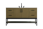 Elegant Lighting - VF60760MCB - Bathroom Vanity - Lennox - Chestnut Brown