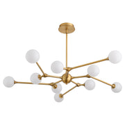 Quorum - 3-647-56 - LED Chandelier - Orbe - Brushed Brass