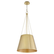 Quorum - 862-3-80 - Three Light Pendant - Denise - Aged Brass