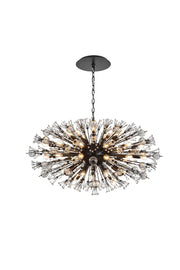 Elegant Lighting - 2550D42BK - 38 Light Pendant - Vera