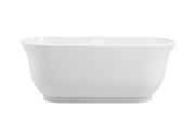Elegant Lighting - BT10259GW-WHT - Soaking Bathtub - Coralie