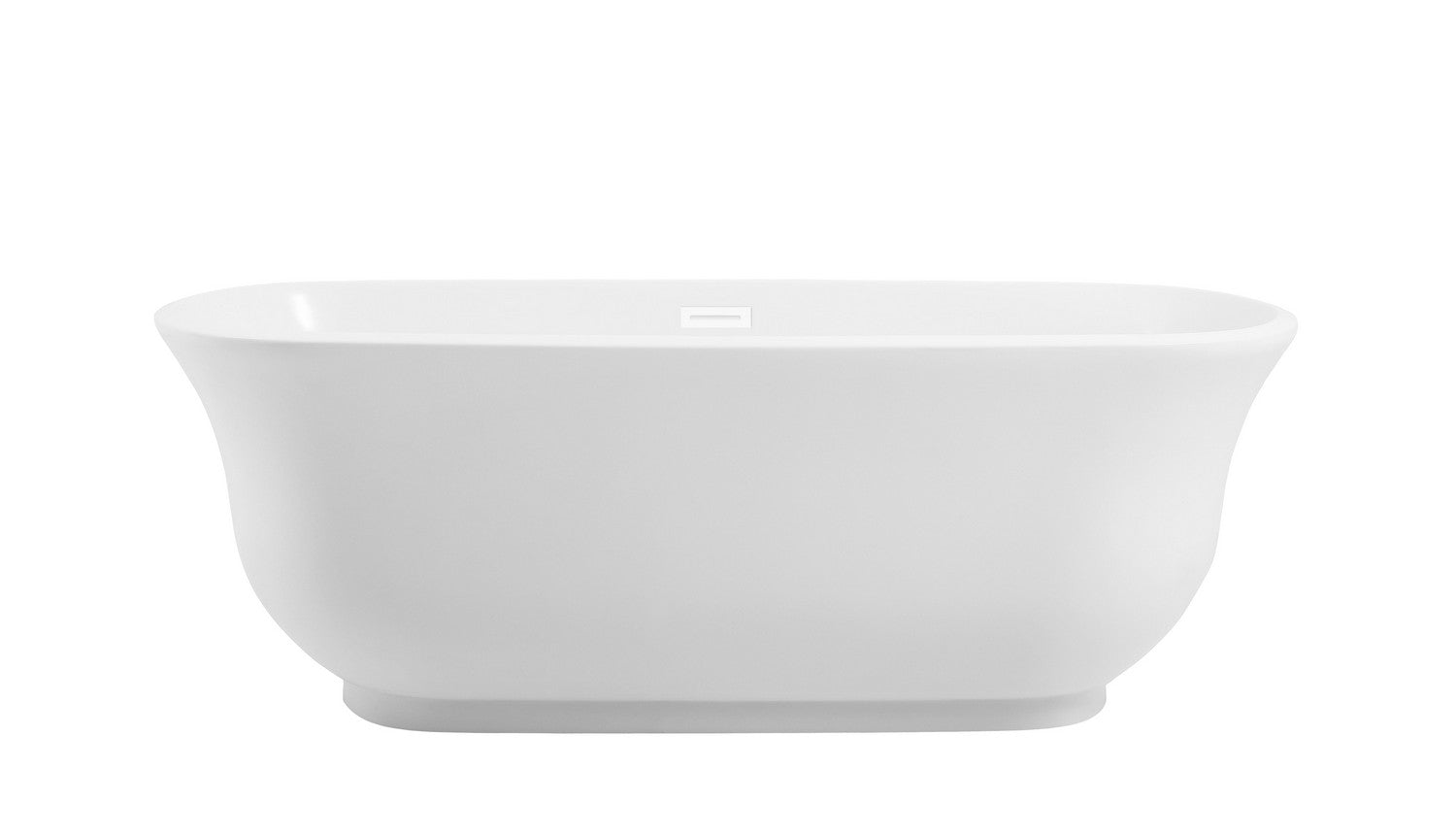 Elegant Lighting - BT10267GW-WHT - Soaking Bathtub - Coralie