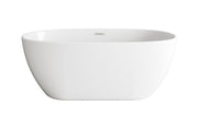 Elegant Lighting - BT10759GW-BNK - Soaking Bathtub - Allegra - Glossy White