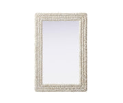 Elegant Lighting - MR4A2436LN - Mirror - Marlowe - Linen White