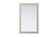 Elegant Lighting - MR4A3555LN - Mirror - Marlowe - Linen White