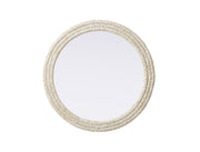 Elegant Lighting - MR4B36LN - Mirror - Marlowe - Linen White