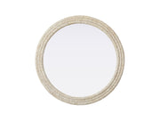 Elegant Lighting - MR4B42LN - Mirror - Marlowe - Linen White