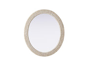 Elegant Lighting - MR4C3642LN - Mirror - Marlowe - Linen White