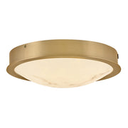 Fredrick Ramond - FR31011LCB - LED Flush Mount - Cava - Lacquered Brass