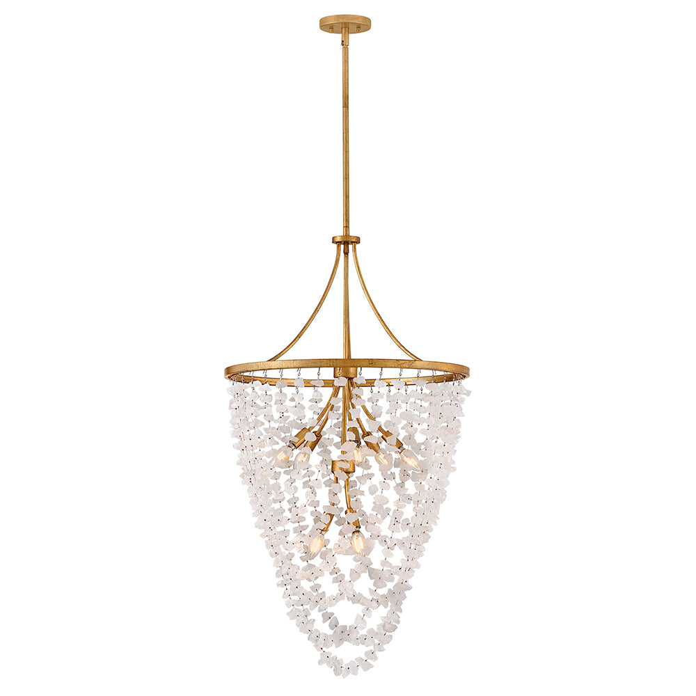 Fredrick Ramond - FR41596DA - LED Chandelier - Myra - Distressed Brass