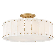 Fredrick Ramond - FR47753BNG - LED Semi-Flush Mount - Simone - Burnished Gold