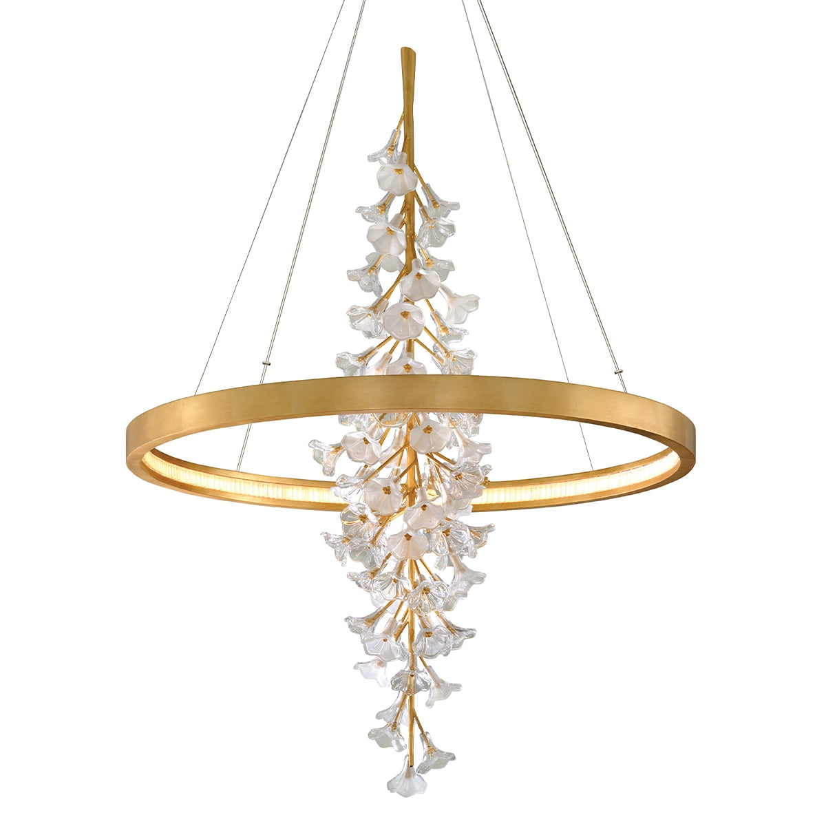 Corbett Lighting - 268-73-GL - LED Chandelier - Jasmine - Gold Leaf