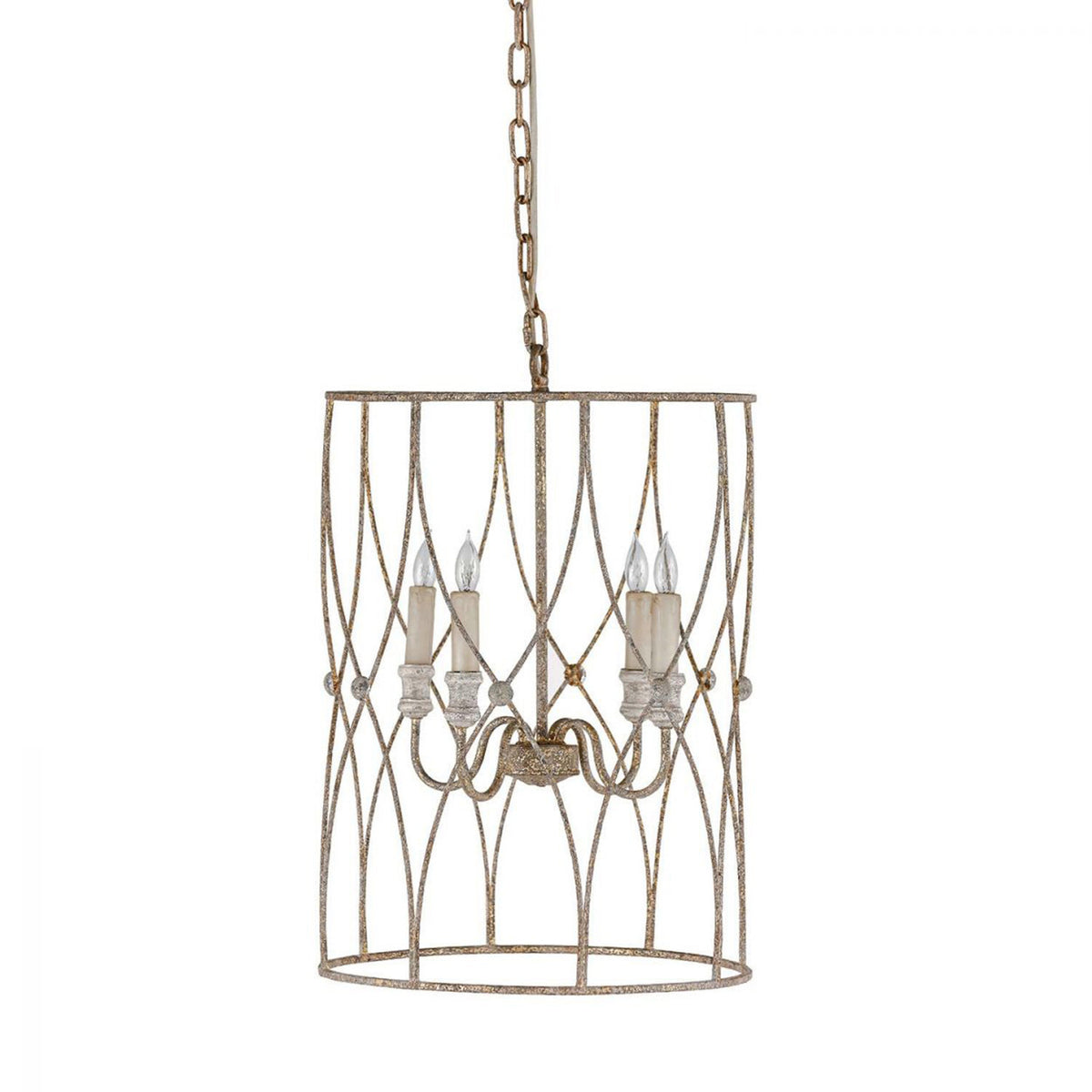 Gabby - SCH-151985 - Four Light Chandelier - Leah - Antique Gold|Antique Silver|Vintage White