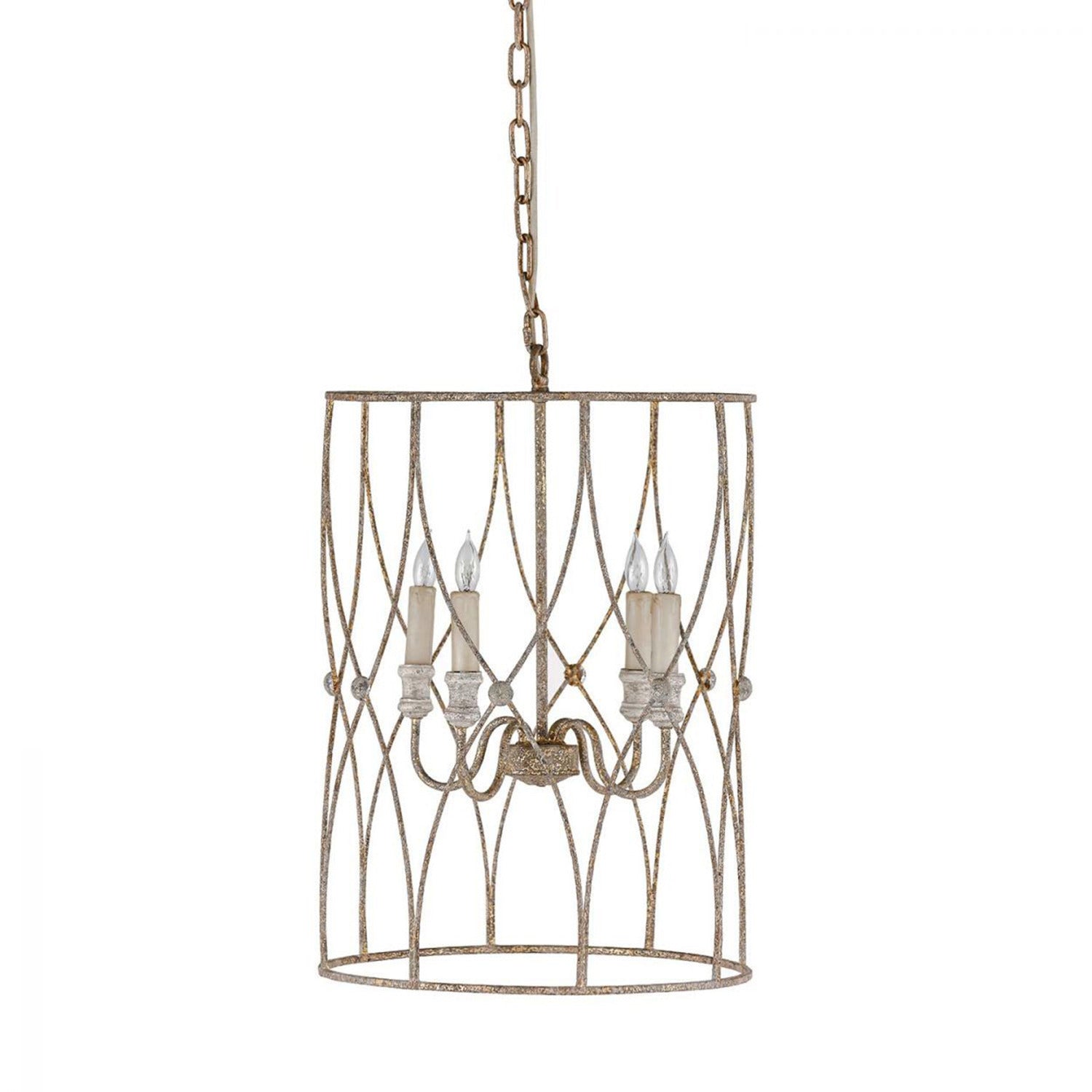 Gabby - SCH-151985 - Four Light Chandelier - Leah - Antique Gold|Antique Silver|Vintage White