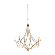 Gabby - SCH-169025 - Six Light Chandelier - Miles - Vintage Gold