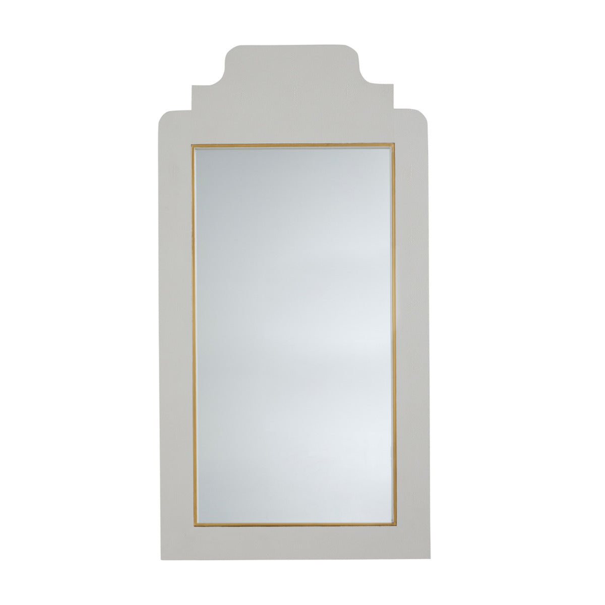 Gabby - SCH-169140 - Mirror - Nora - Alabaster Faux Shagreen
