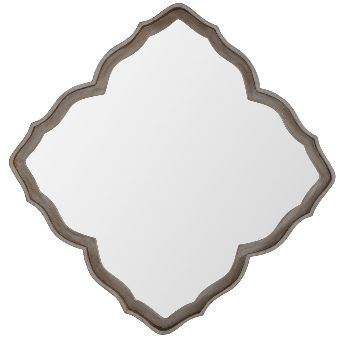 Gabby - SCH-170150 - Mirror - Adriana - Cerused White|Gilded Gold