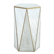 Gabby - SCH-175191 - Drinking Table - Tindell - Polished Brass|Mercury Glass