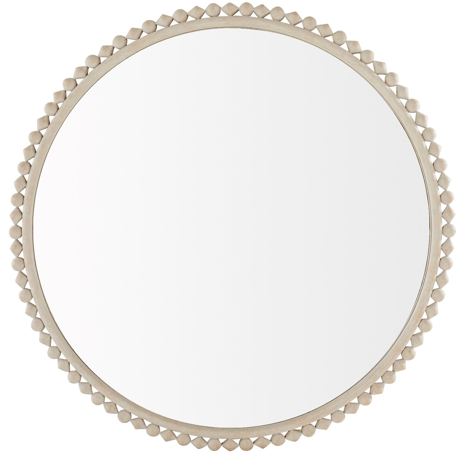 Gabby - SCH-175208 - Mirror - Belle - Distressed White|Clear Mirror