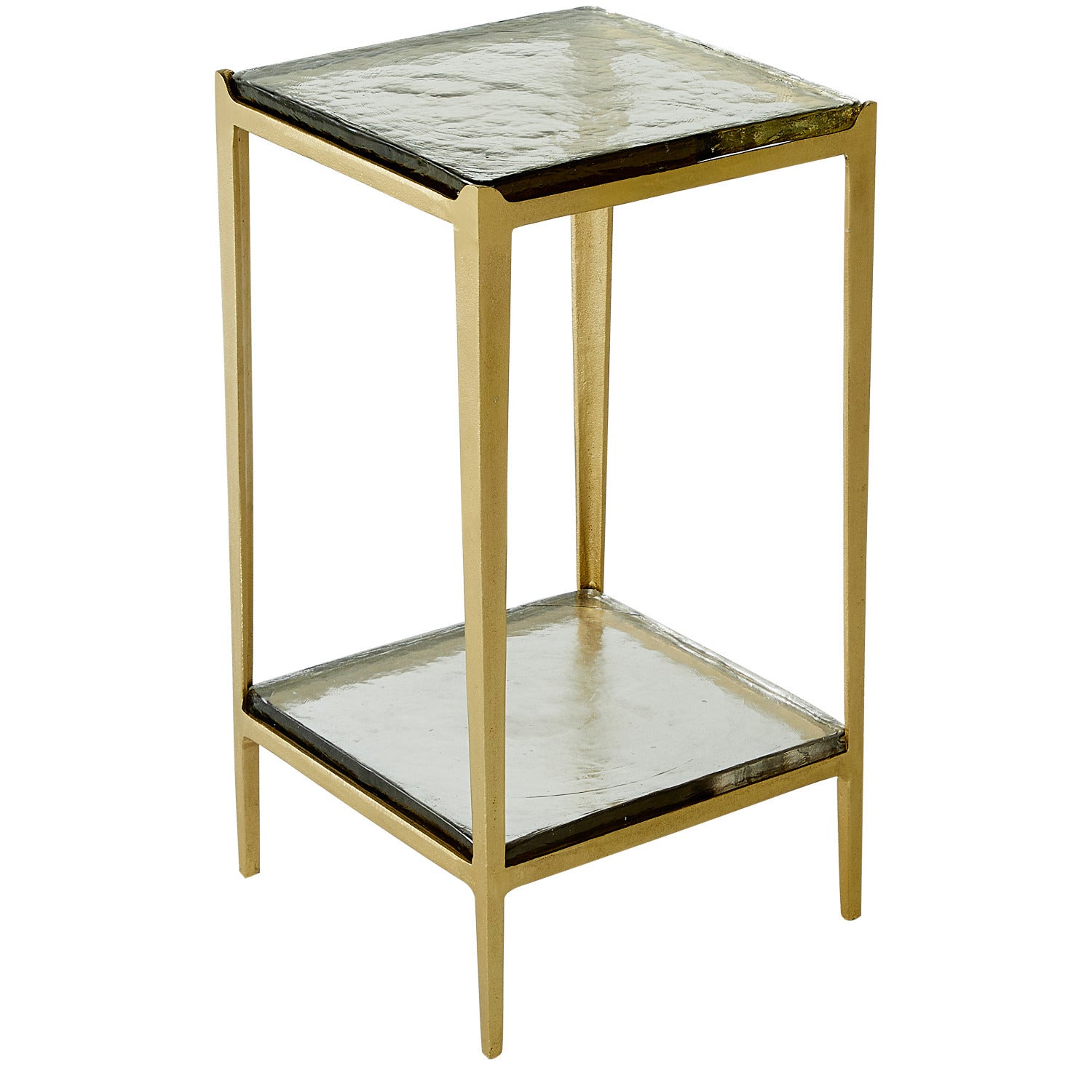 Gabby - SCH-175215 - Side Table - Magnus - Cast Glass|Light Forged Gold