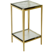 Gabby - SCH-175215 - Side Table - Magnus - Cast Glass|Light Forged Gold