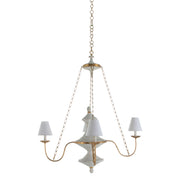 Gabby - SCH-175390 - Four Light Chandelier - Pascal - Textured White/Vintage Gold
