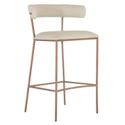 Gabby - SCH-175539 - Bar Stool - Matlock - Brass|White Leather