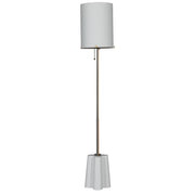 Gabby - SCH-175547 - One Light Floor Lamp - Florence - Brushed Brass|White Linen