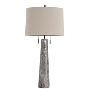 Gabby - SCH-175742 - Two Light Table Lamp - Margaret - Rubbed Bronze|Clear Acrylic|Beige Linen|Gray Marble