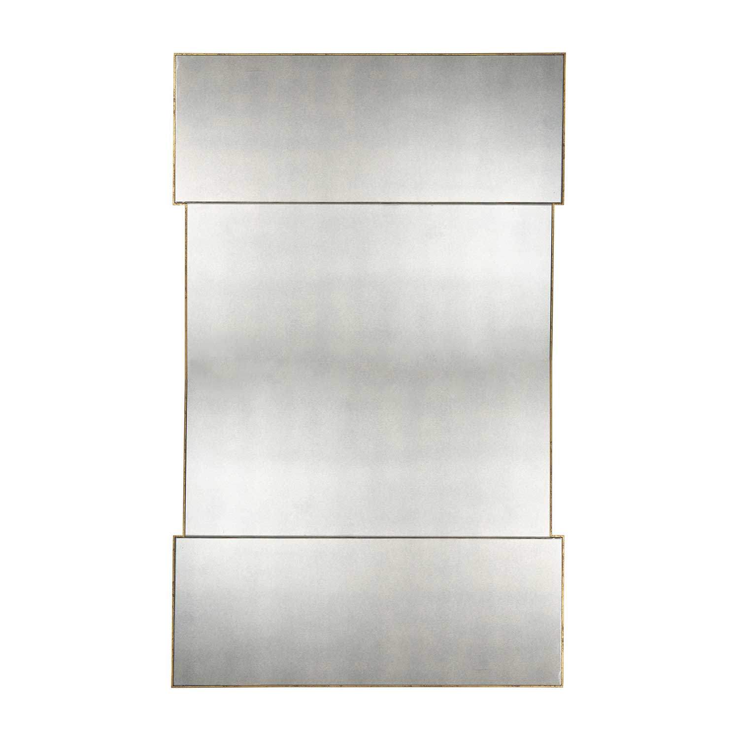 Gabby - SCH-191000 - Mirror - Theron - Gilded Gold|Antique Mirror