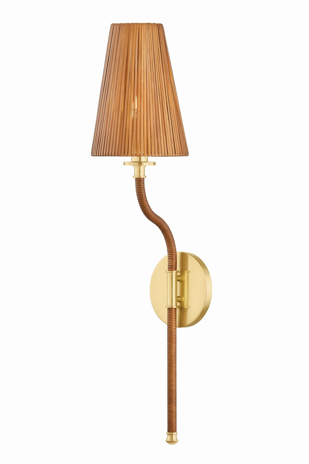 Hudson Valley - 1625-AGB - One Light Wall Sconce - Atwood - Aged Brass