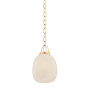 Hudson Valley - 2013-AGB - One Light Pendant - Enosburg - Aged Brass
